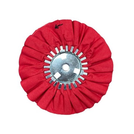 Renegade Products Usa Airway Buffing Wheels, 9 Inch, Red, 5/8" Center Plate FAW9X3X5/8N2-16P86RTX