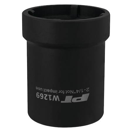 Performance Tool 4 Slot 4WD Lock Nut Skt, 2-1/4 in. Socket, Axle Nut Tool, 1/2 in. Drive W1269