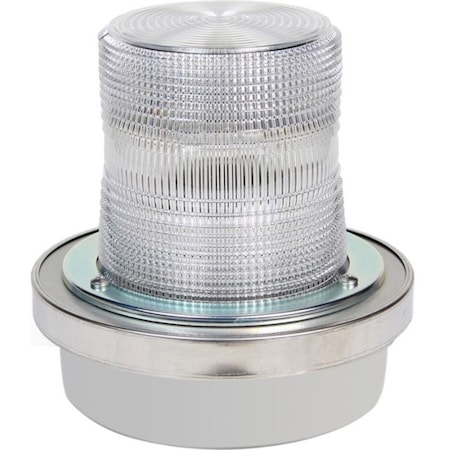 Edwards Signaling Horn Strobe, Horn, Pulse, 24V DC, 85 dB, Cast Aluminum, Clear Lens, Gray Housing, Surface Mount 51XBRFW24D