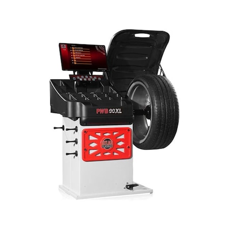 Atlas Automotive Equipment Platinum Pwb90Xl 3D Video Wheel Balancer With Laser Line AP-PWB90XL