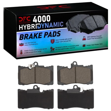 Dfc 4000 HybriDynamic, Disc Brake Pad Set,  4000-1118-00