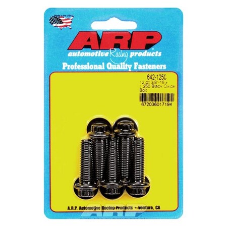 Arp 642-1250 0.37-16 x 1.25 in. 12 Point Bolt Kit, 5PK ARP642-1250