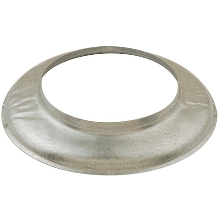 Ameri-Vent Fixed Storm Collar, 4 in Vent Hole, Galvanized Steel 4ESC