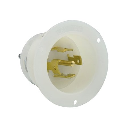 Leviton Industrial Grade Flanged Inlet 30 Amp, 120/208 Volt 3PY 2815