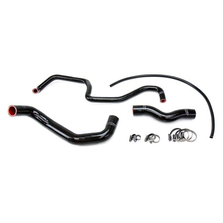 Hps Performance High Temp Reinforced Silicone Radiator Coolant Hose Kit, Black, 57-1048-BLK