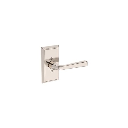 Baldwin Residential Door Levers Half Dummy Right Hand Lifetime Bright Nickel HDKINHFR055