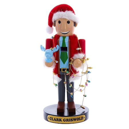 Kurt S. Adler National Lampoon's Christmas Vacation Multicolored Clark Griswold Nutcracker 10 in. NL6231L