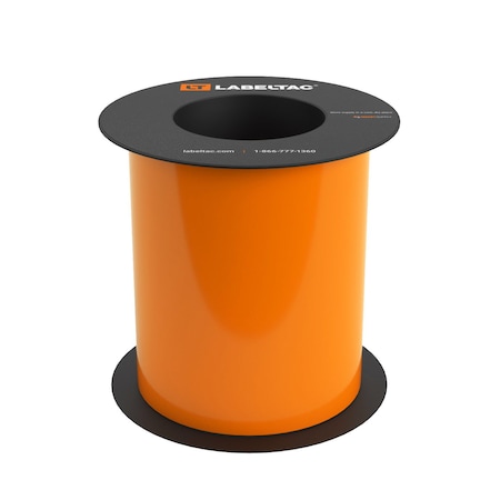 Labeltac High Performance 10-Year Vinyl Supply 6in x 75ft LT9, Hi-Vis Orange LT621HP-C