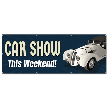 Signmission Car Show, 36 Inch, Banner B-96-30352