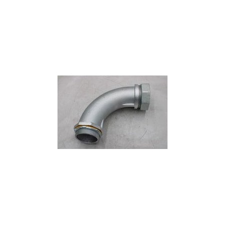 Eaton Connectors, 3'', Zinc Electroplated Malleable Iron, Non-Insulated Throat, 90D LT30090