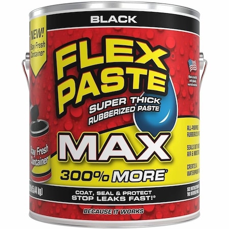 Flex Seal Flex Paste Max Black 12 lb, 2PK PFSMAXBLK01