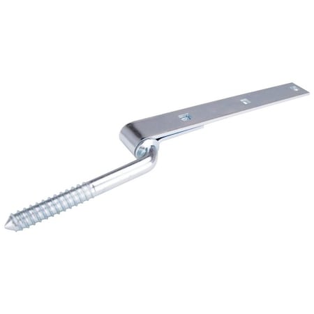Prosource Hook/Strap Hinge, 9-3/4 in W Frame Leaf, 1-1/4 in H Frame Leaf, 4 mm Thick Leaf, Steel, Zinc LR-089PS