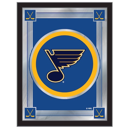 Holland Bar Stool Co St Louis Blues 17" x 22" Logo Mirror MLogoSTLBlu