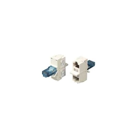 Hubbell Premise Wiring Hubbell BR851A Network Adapter - 1 x RJ-45 Network Male - 2 x RJ-45 Network Female BR851A