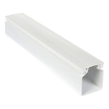 Panduit Wire Duct, Hinging Cover, White, L 6 Ft HS1.5X2WH6NM