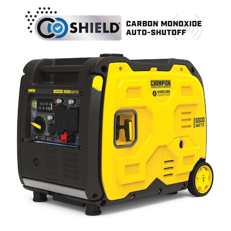 Champion Power Equipment Portable Generator, Gasoline, Electric, Recoil, Wireless Remote Start, 120V AC 201470