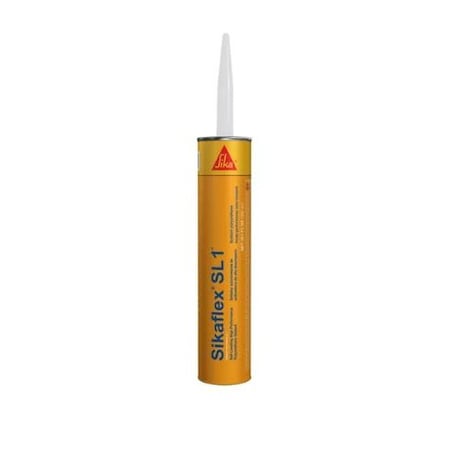 Sika Sikaflex SL 1 One-Component Self-Leveling Polyurethane Sealant Gray 825ml Cartridge 807633
