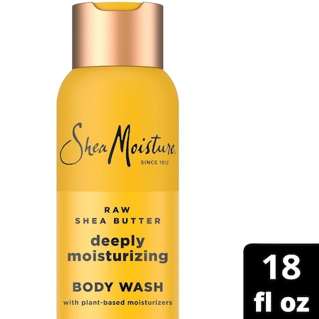 Shea Moisture Raw Shea Butter Body Wash, 18 Fluid Ounce, 4PK 64319254