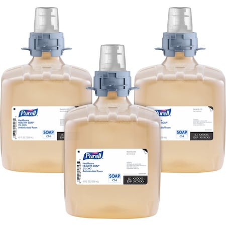 Purell Hand Soap, Series CS4, 1,250 mL, Foam, Fragrance Free, Requires Dispenser, 3 PK 5181-03