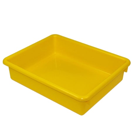 Romanoff Stowaway 3" Letter Tray no Lid, Yellow 15103