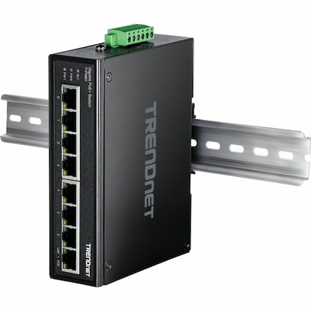 Trendnet 8-PORT HARDENED INDUSTRIAL GIGABIT POE+ SWITCH TI-PG80