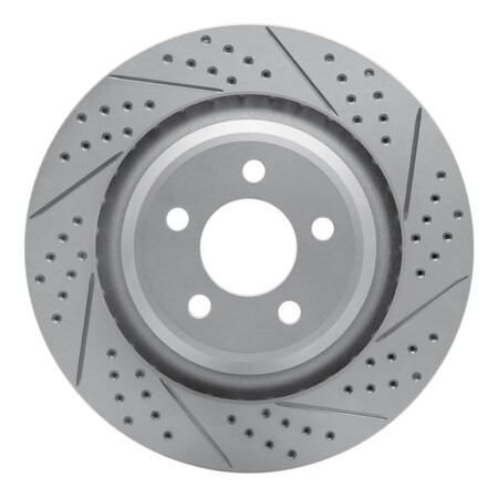 Dynamic Friction Co DFC Geoperformance Rotor - Drilled and Slotted 830-39020R