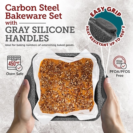 Bakken-Swiss Handles, PFOA-Free, Dishwasher BKBSGRYMAR18