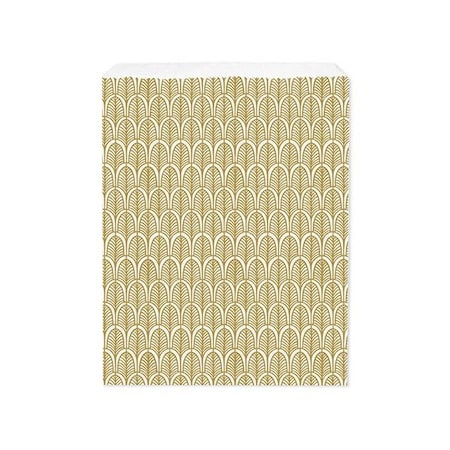 Nashville Wraps Nouveau Gold Paper Merchandise Bags, 12x15, 100PK MB3NGM