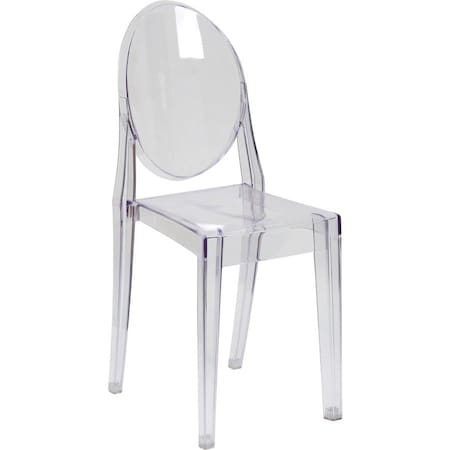 Flash Furniture Clear Stacking Side Chair FH-111-APC-CLR-GG