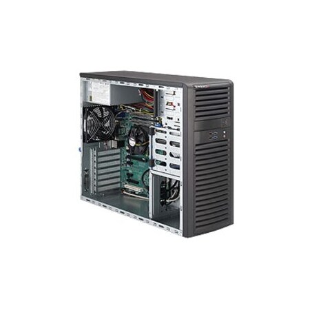 Supermicro SuperWorkstation LGA1155 500W Mid-Tower Workstation BareboneSyst (Blk) SYS-5037A-IL