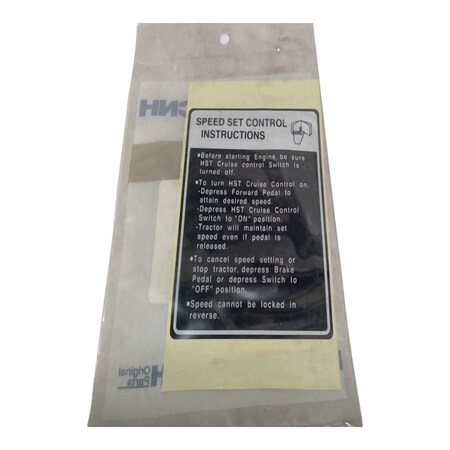 Cnh DECAL, CNH OEM SBA390199410 SBA390199410
