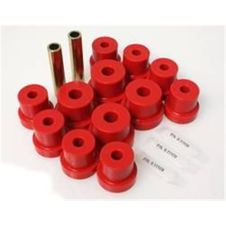 Omnisports 3.2103R Leaf Spring Bushings - Red - Fits 1970-72 Camaro, Firebird OM3628226