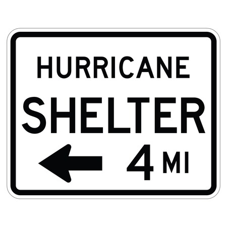 Sign Solutions Usa Traffic Sign, 30 in Width, Aluminum Sign, Horizontal Rectangle DUS12DWT3024EM-7bL