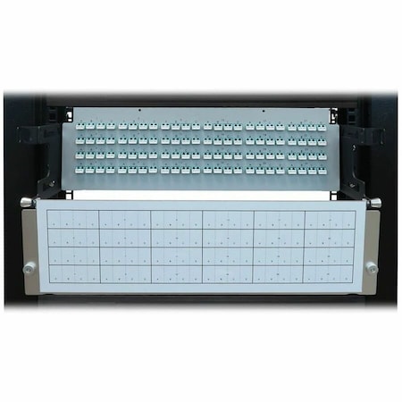 Eaton Tripp Lite Series Preloaded Fiber Patch Panel, 3U - 24x 12F MTP/MPO-PC to 4x LC Duplex F/F 8F N48M-24M8L4-10