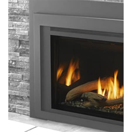 Majestic Pet Majestic  35 in. Traditional Units Reflective Glass Liner, Black LINER-BK-35