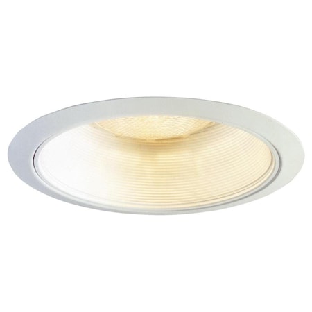 Swivel 6 in. Trim Coilex White Recessed Coilex Baffle Trim with Ring SW3266115