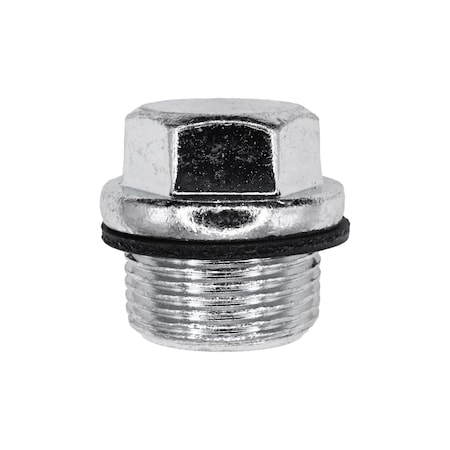Auveco Oil Drain Plug 22mm x 1.50 Zinc, 2PK 24236