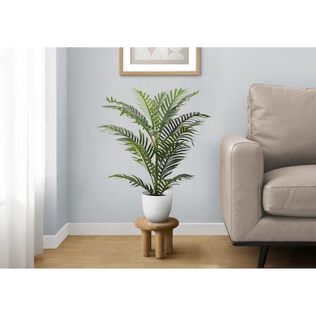 Monarch Specialties Artificial Plant, 28" Tall, Palm Tree, Indoor, Faux, Fake, Floor, Greenery, Potted, Real Touch I 9508
