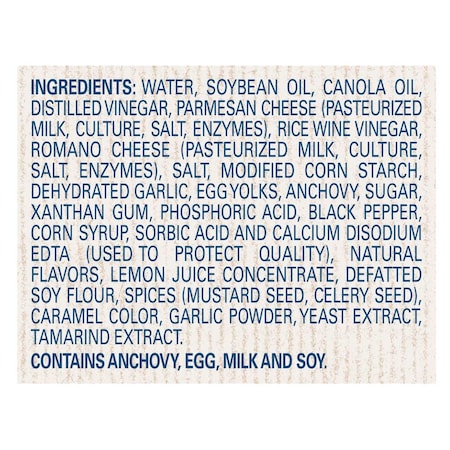 Hellmanns Classics Caesar Salad Dressing Jug, 1 Gallon 68751136