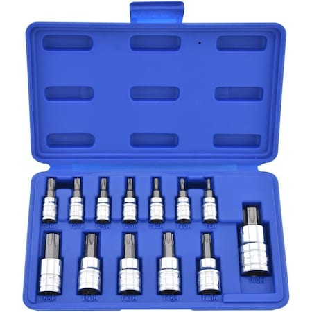 Neiko Tamper Proof Torx Bit Socket Set, T8 - T60, S2 Steel 10073A