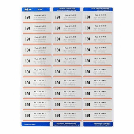 Avery reg TrueBlock White Shipping Labels, White AVE95915