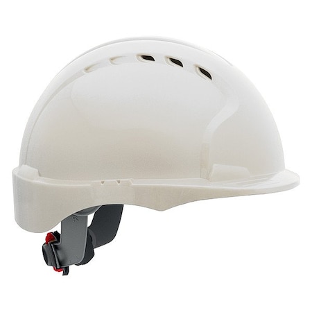 Pip Hard Hat, JSP, HDPE, 6 Point Ratchet, Type 1, Class C, White 280-EV6151SV-10