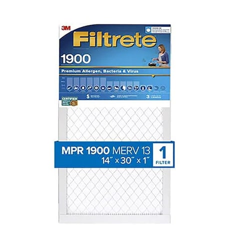 Filtrete Pleated Air Filter 1900MPR 14x30x1 UA24DC-4
