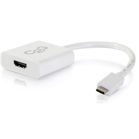 C2G USB C to HDMI Audio Video Adapter White 29475
