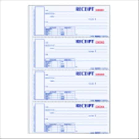 Davenport 2 Parts Carbonless Duplicate Hardbound Numbered Money Receipt Book, Canary, 300PK DA3767715