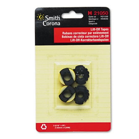 Smith Corona H Series Lift-Off Correction Tape for Typewriters, 2PK SM32797