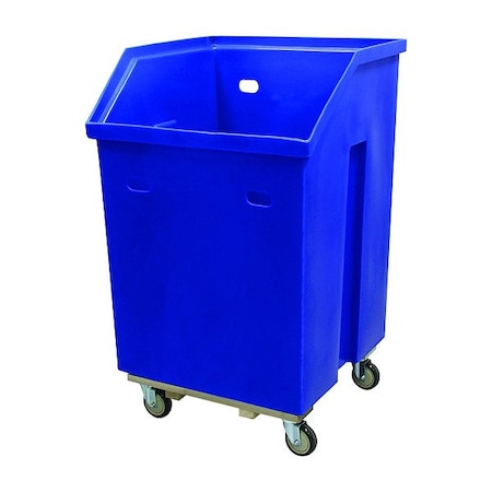 Royal Basket Trucks Linen Cart, 29" L, Blue G11-BLX-LCA-4UNN