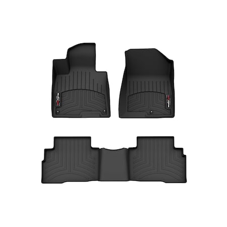 Weathertech Black, Front and Rear Floorliners 441732-1-3