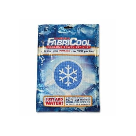 Comeaux Caps Cooling Towel, 17 in x 27 in, Blue, 12PK 118-91000