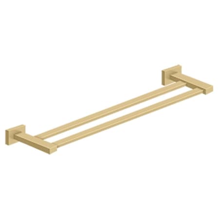 Deltana 24 Double Towel Bar 55D Series Satin Brass Finish 55D2006-4